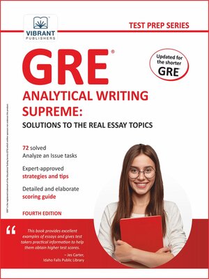 cover image of GRE Analytical Writing Supreme